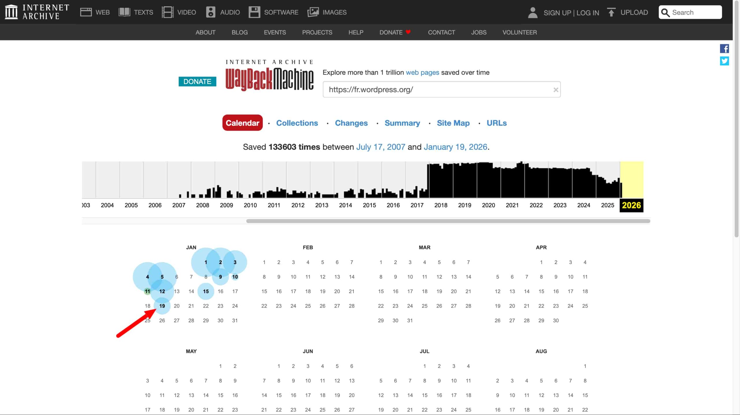 La Wayback Machine aide comment retrouver le contenu d'un blog supprimé.