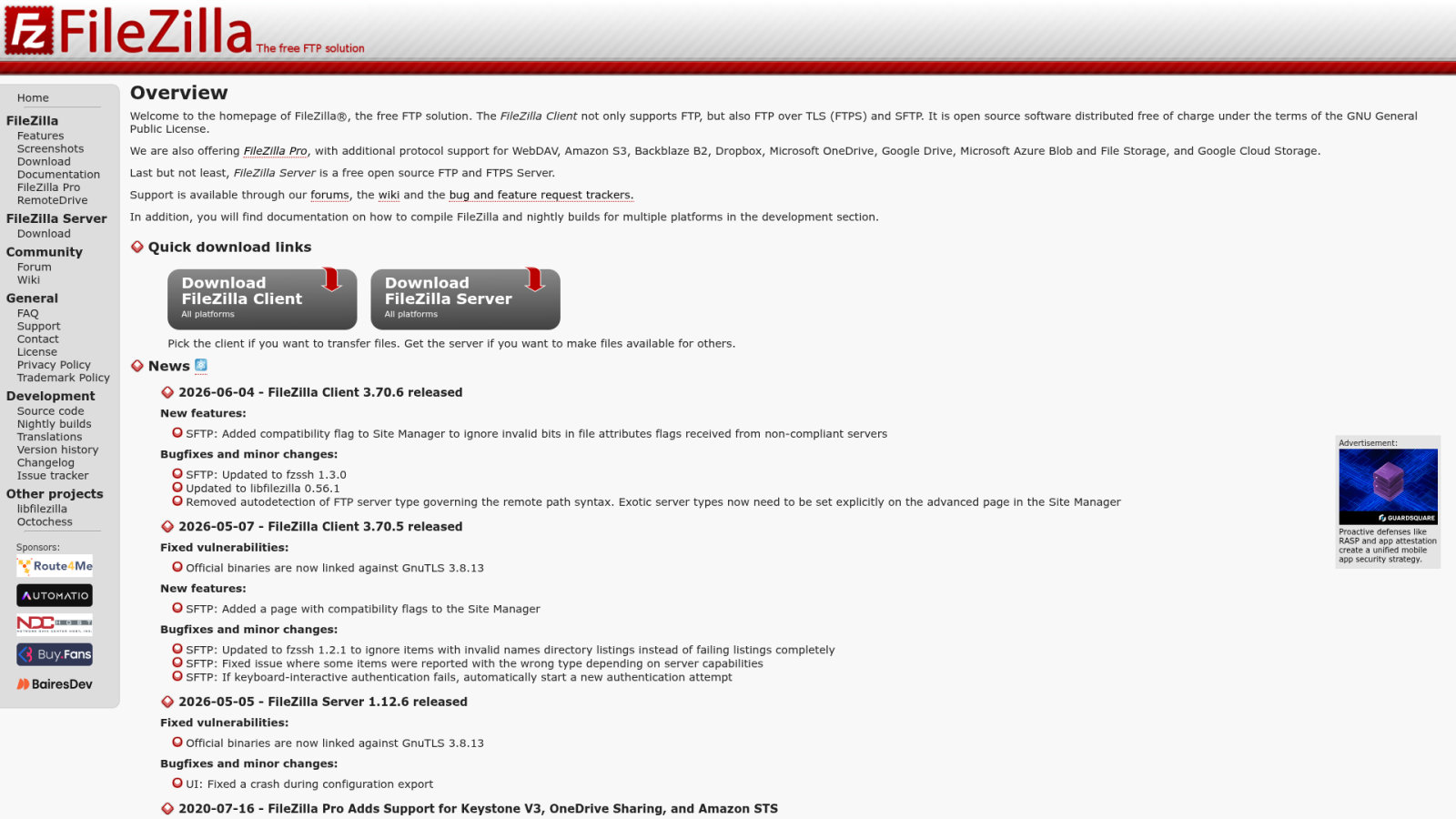 Les solutions techniques via FTP ou cPanel