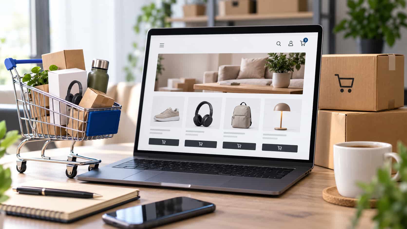 Un panier en ecommerce.